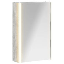 Badkamer spiegelkast Beton Grijs 33 x 11,5 x 50 cm Bewerkt hout