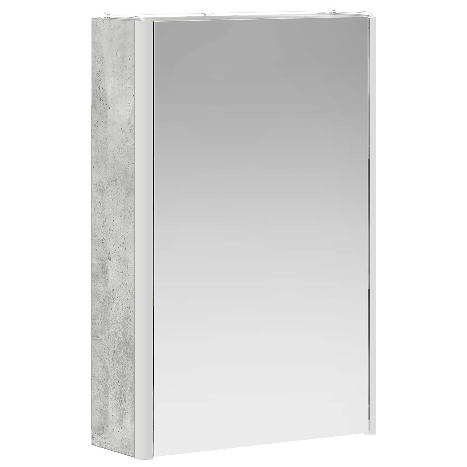 Badkamer spiegelkast Beton Grijs 33 x 11,5 x 50 cm Bewerkt hout