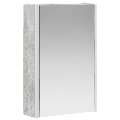 Badkamer spiegelkast Beton Grijs 33 x 11,5 x 50 cm Bewerkt hout
