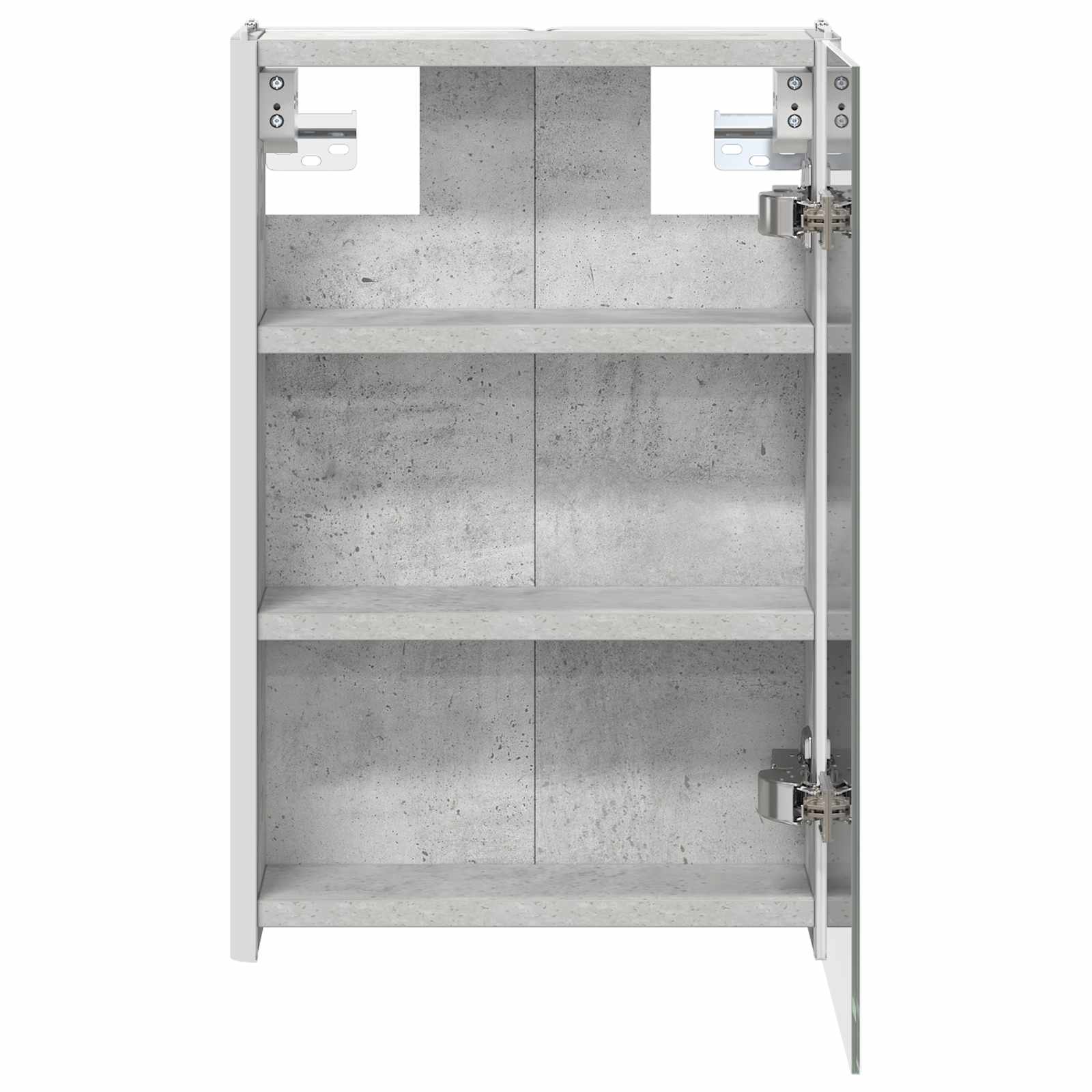 Badkamer spiegelkast Beton Grijs 33 x 11,5 x 50 cm Bewerkt hout