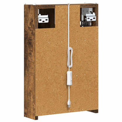 Badkamer spiegelkast Gerookt eiken 33 x 11,5 x 50 cm