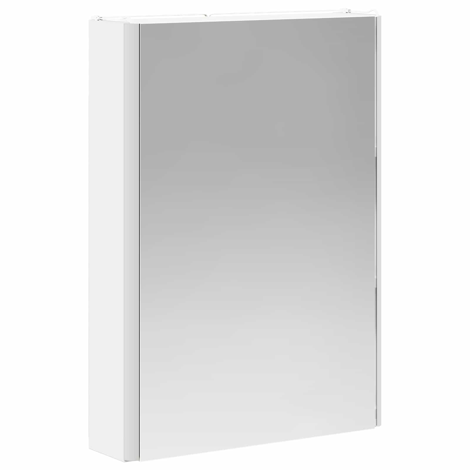 Badkamer spiegelkast voor Wit 43 x 11,5 x 60,5 cm Bewerkt hout