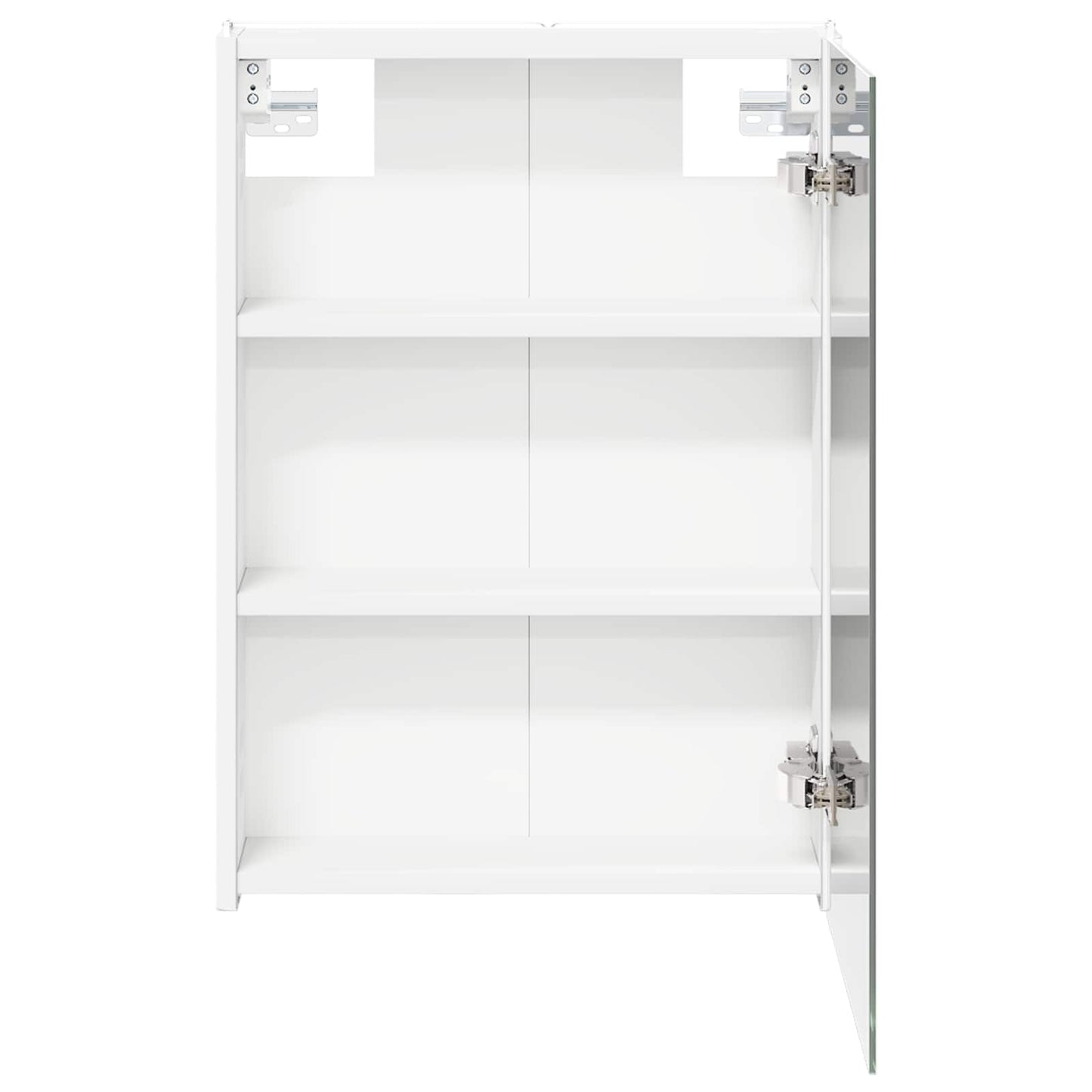 Badkamer spiegelkast voor Wit 43 x 11,5 x 60,5 cm Bewerkt hout
