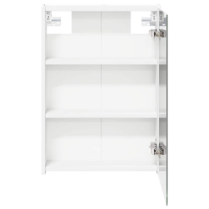 Badkamer spiegelkast voor Wit 43 x 11,5 x 60,5 cm Bewerkt hout