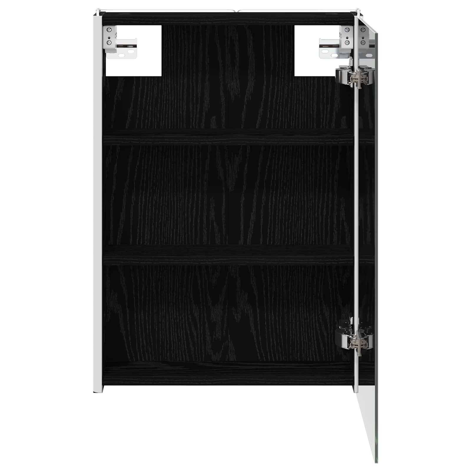 Badkamer spiegelkast Zwart Eiken 43 x 11,5 x 60,5 cm