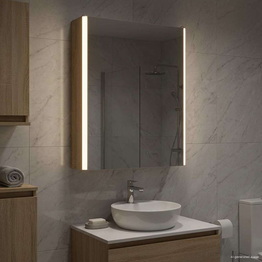 Badkamer spiegelkast Sonoma Eiken 43 x 11,5 x 60,5 cm