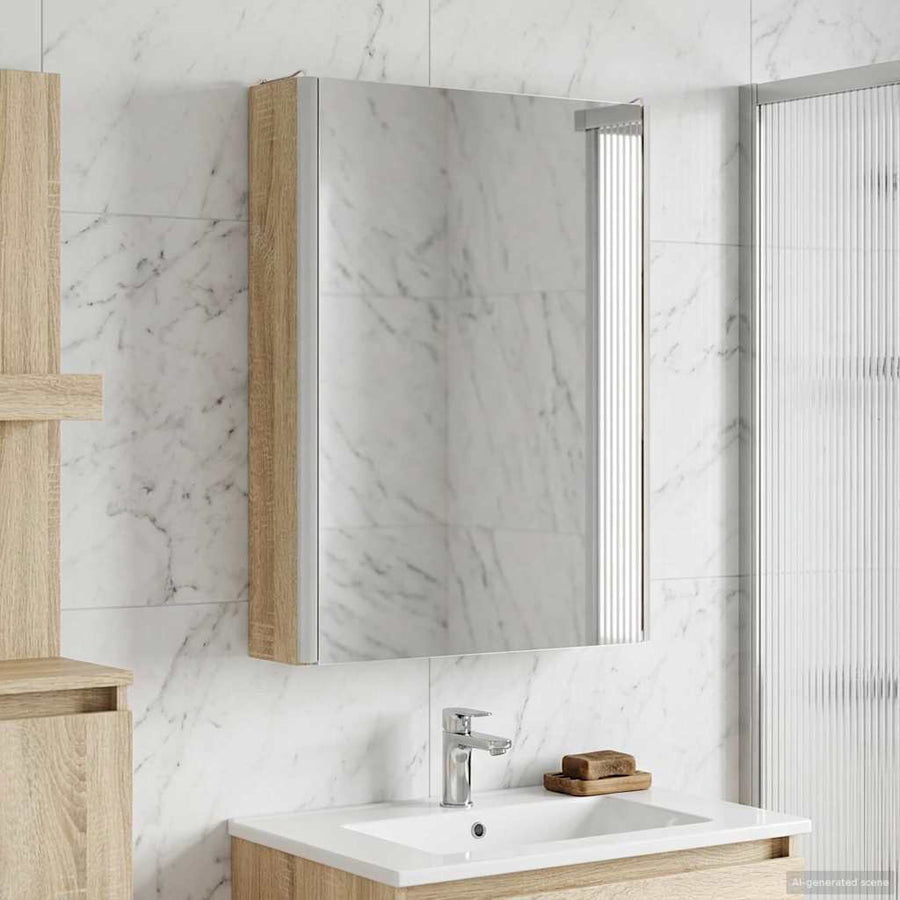 Badkamer spiegelkast Sonoma Eiken 43 x 11,5 x 60,5 cm