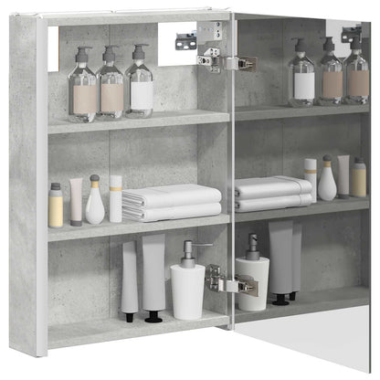 Badkamer spiegelkast Beton Grijs 43 x 11,5 x 60,5 cm