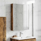 Bathroom mirror cabinet Smoked oak 43 x 11.5 x 60.5 cm