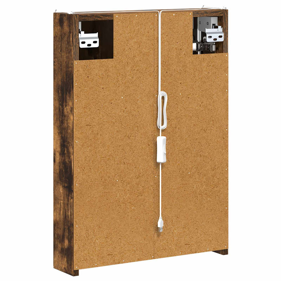 Badkamer spiegelkast Gerookt eiken 43 x 11,5 x 60,5 cm