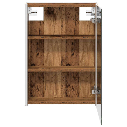 Badkamer spiegelkast Oudhout 43 x 11,5 x 60,5 cm Bewerkt hout