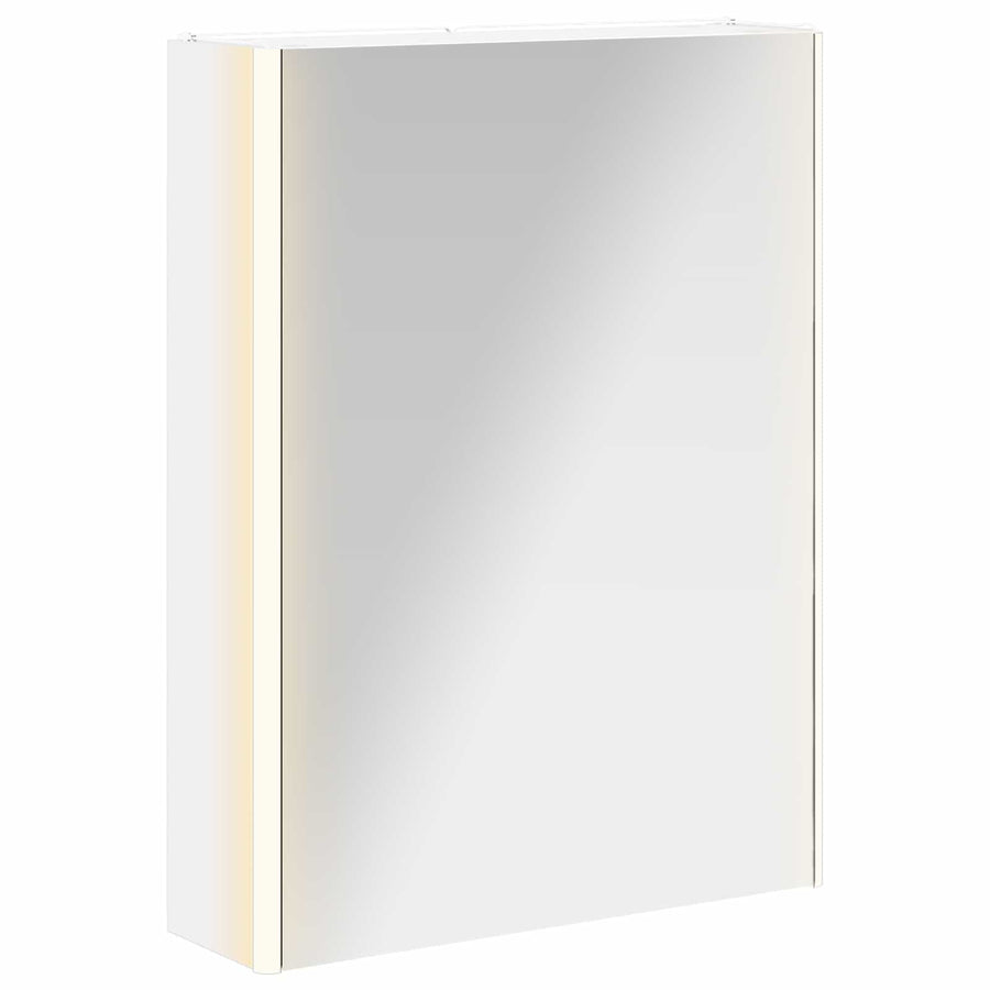 Badkamer spiegelkast voor Wit 53,5 x 15,5 x 70 cm Bewerkt hout