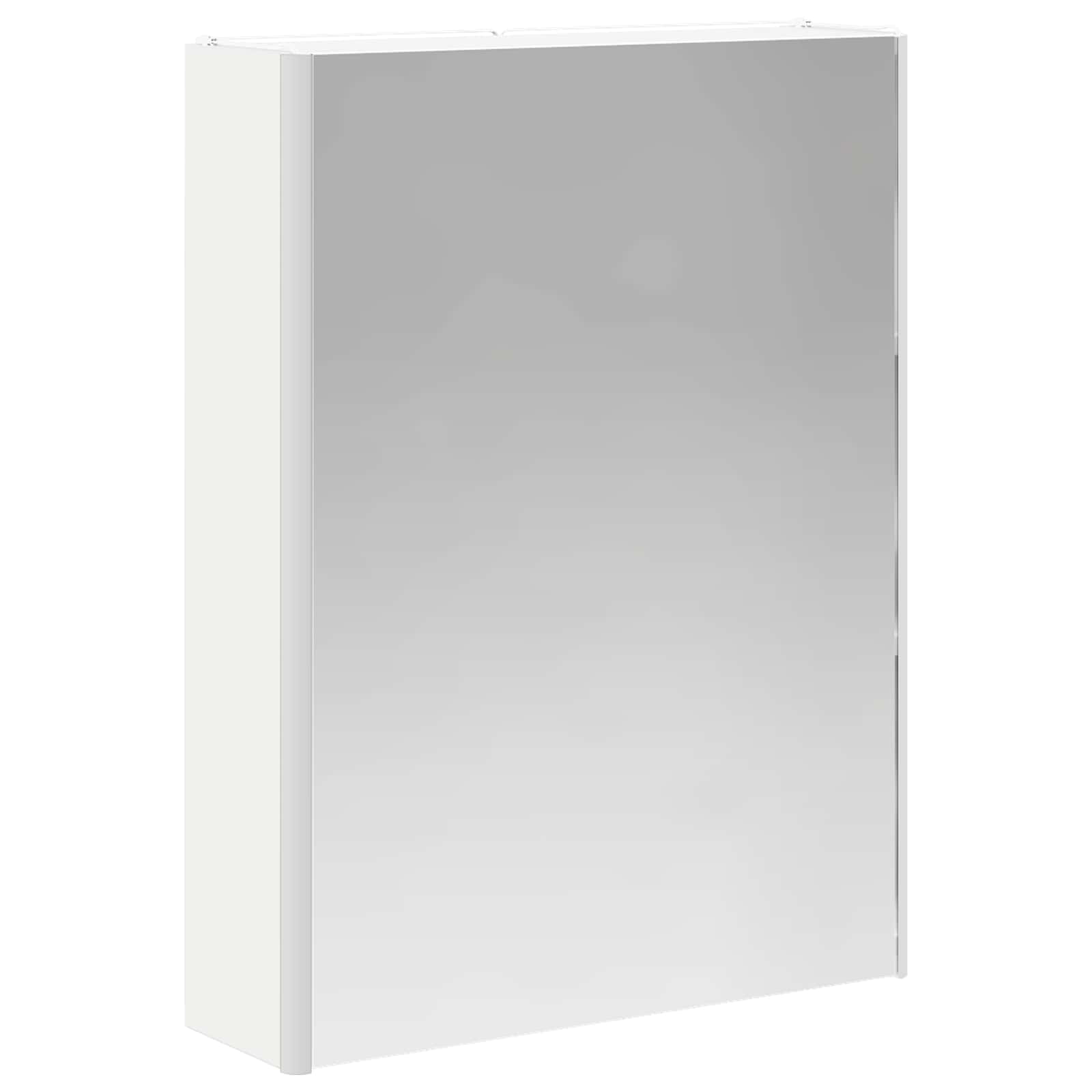 Badkamer spiegelkast voor Wit 53,5 x 15,5 x 70 cm Bewerkt hout