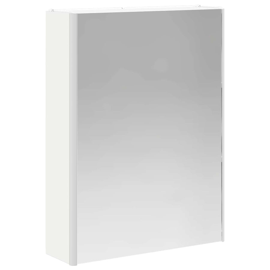 Badkamer spiegelkast voor Wit 53,5 x 15,5 x 70 cm Bewerkt hout
