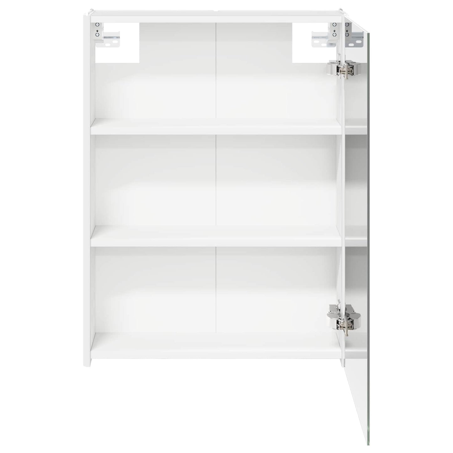 Badkamer spiegelkast voor Wit 53,5 x 15,5 x 70 cm Bewerkt hout
