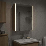 Badkamer spiegelkast 53,5x15,5x70 cm Sonoma eiken