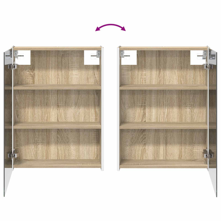 Badkamer spiegelkast Sonoma Eiken 53,5 x 15,5 x 70 cm