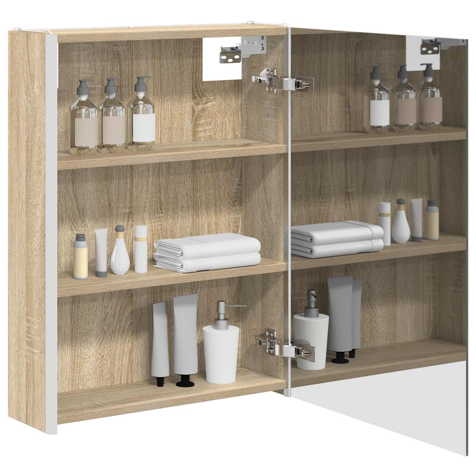 Badkamer spiegelkast Sonoma Eiken 53,5 x 15,5 x 70 cm