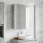 Badkamer spiegelkast beton grijs 53,5x15,5x70 cm