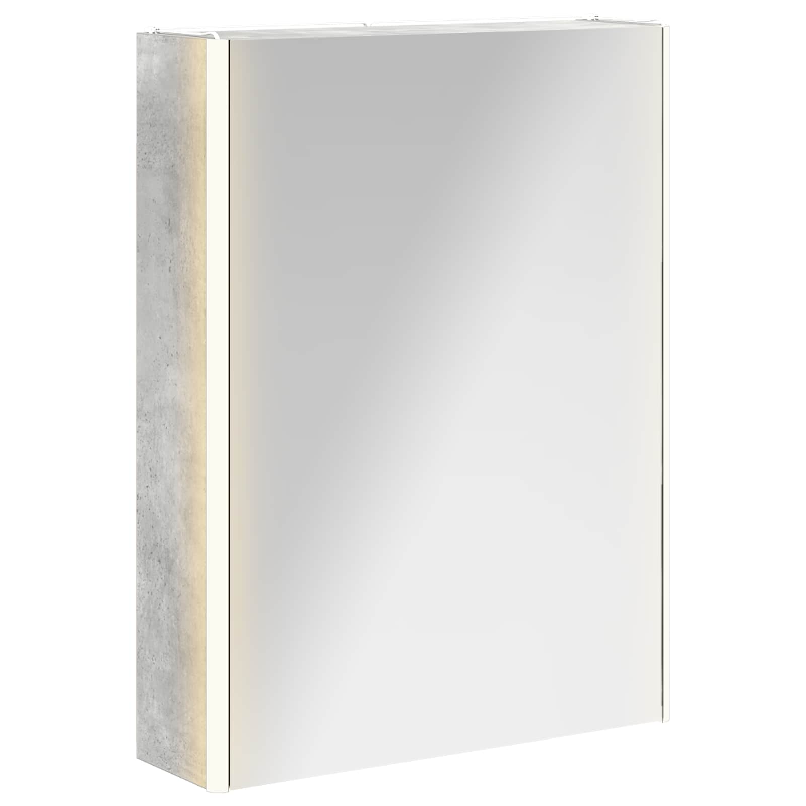 Badkamer spiegelkast Beton Grijs 53,5 x 15,5 x 70 cm