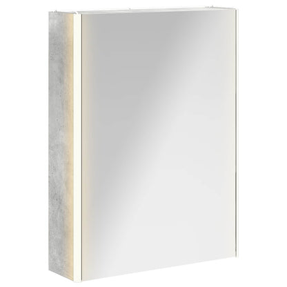 Badkamer spiegelkast Beton Grijs 53,5 x 15,5 x 70 cm