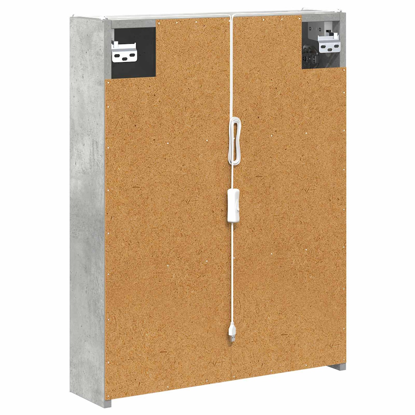 Badkamer spiegelkast Beton Grijs 53,5 x 15,5 x 70 cm