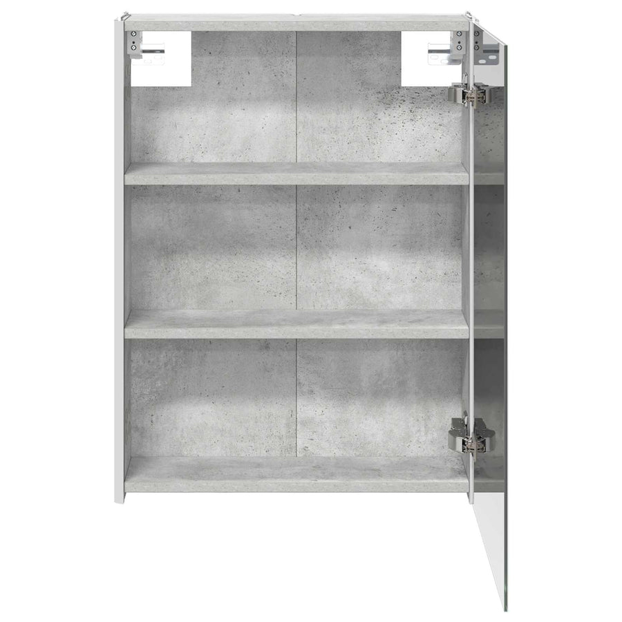 Badkamer spiegelkast Beton Grijs 53,5 x 15,5 x 70 cm