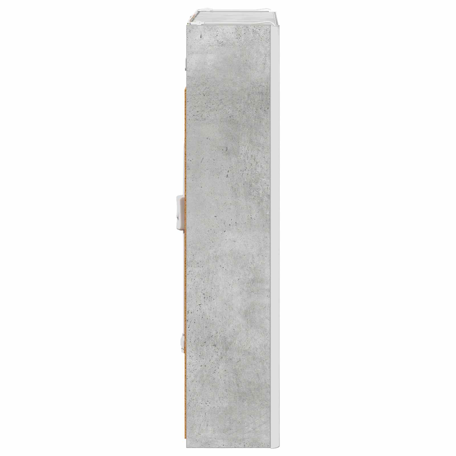 Badkamer spiegelkast Beton Grijs 53,5 x 15,5 x 70 cm