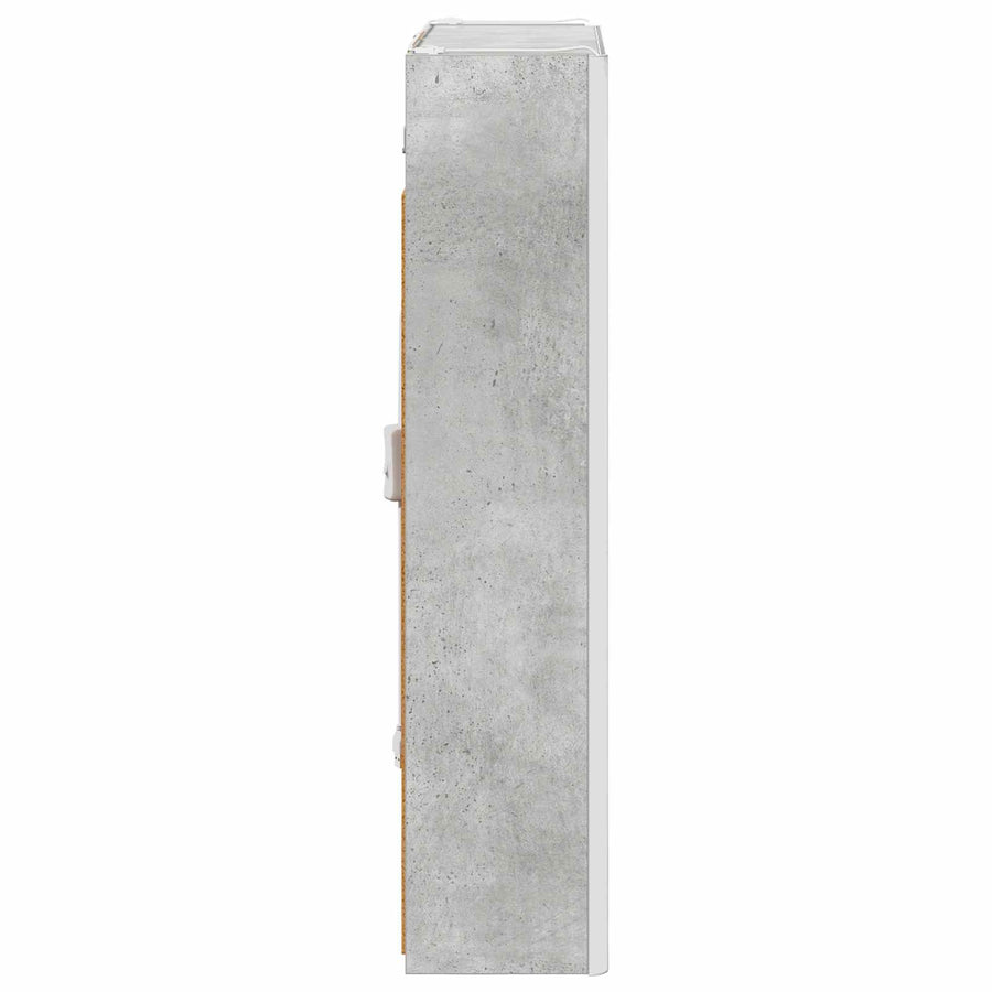 Badkamer spiegelkast Beton Grijs 53,5 x 15,5 x 70 cm