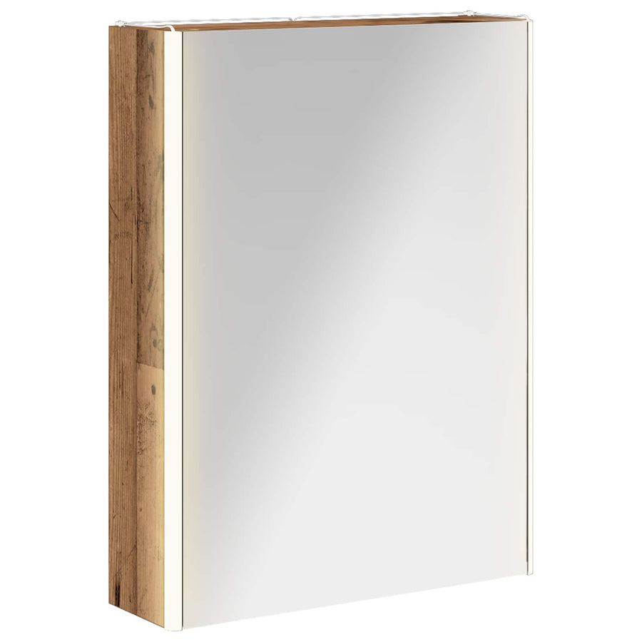 Badkamer spiegelkast Oudhout 53,5 x 15,5 x 70 cm Bewerkt hout