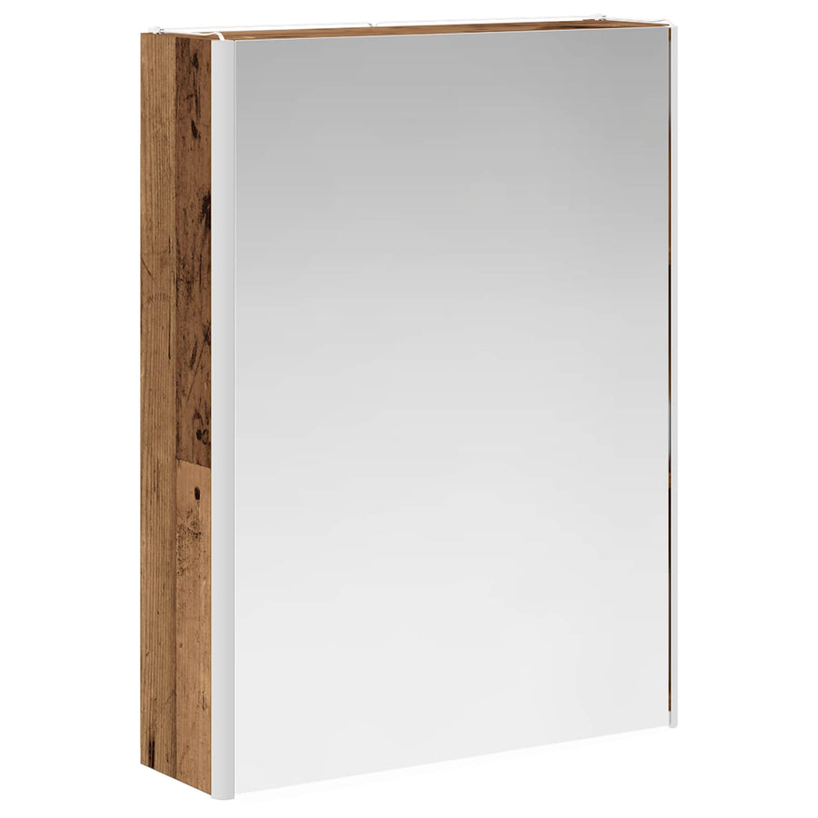 Badkamer spiegelkast Oudhout 53,5 x 15,5 x 70 cm Bewerkt hout