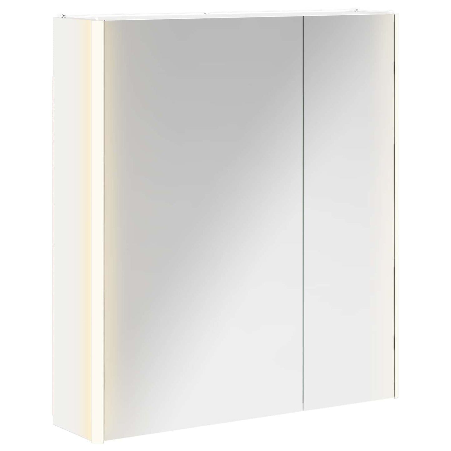 Badkamer spiegelkast voor Wit 63,5 x 15,5 x 70 cm Bewerkt hout