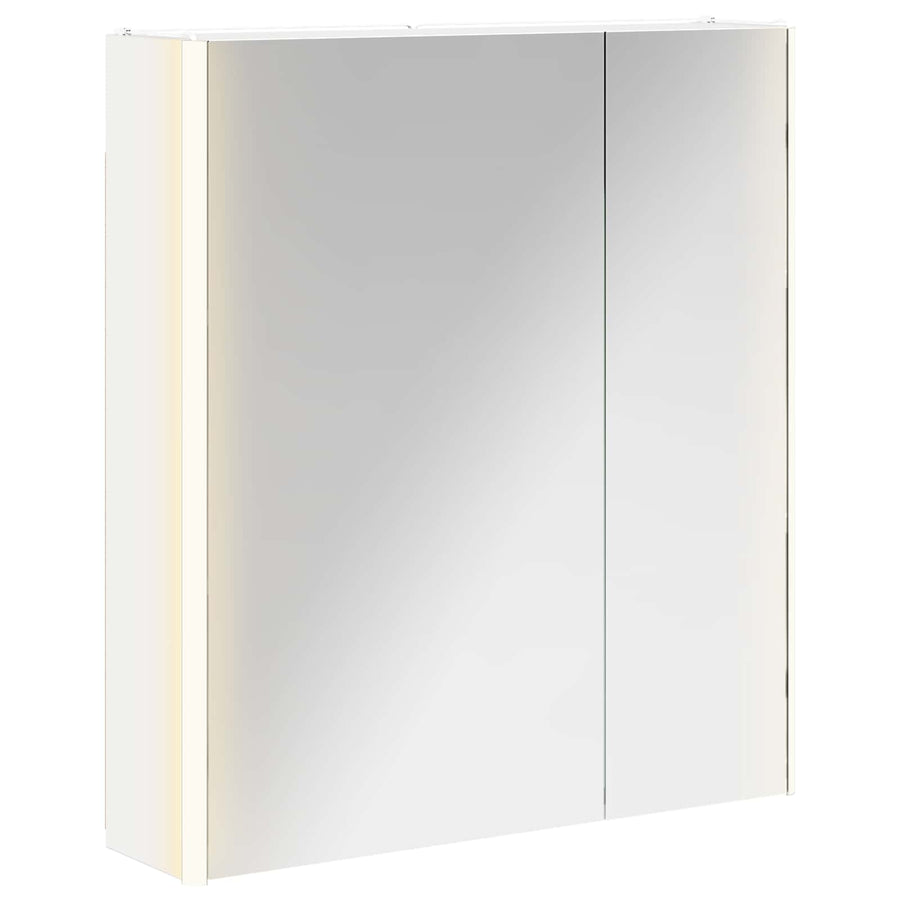 Badkamer spiegelkast voor Wit 63,5 x 15,5 x 70 cm Bewerkt hout