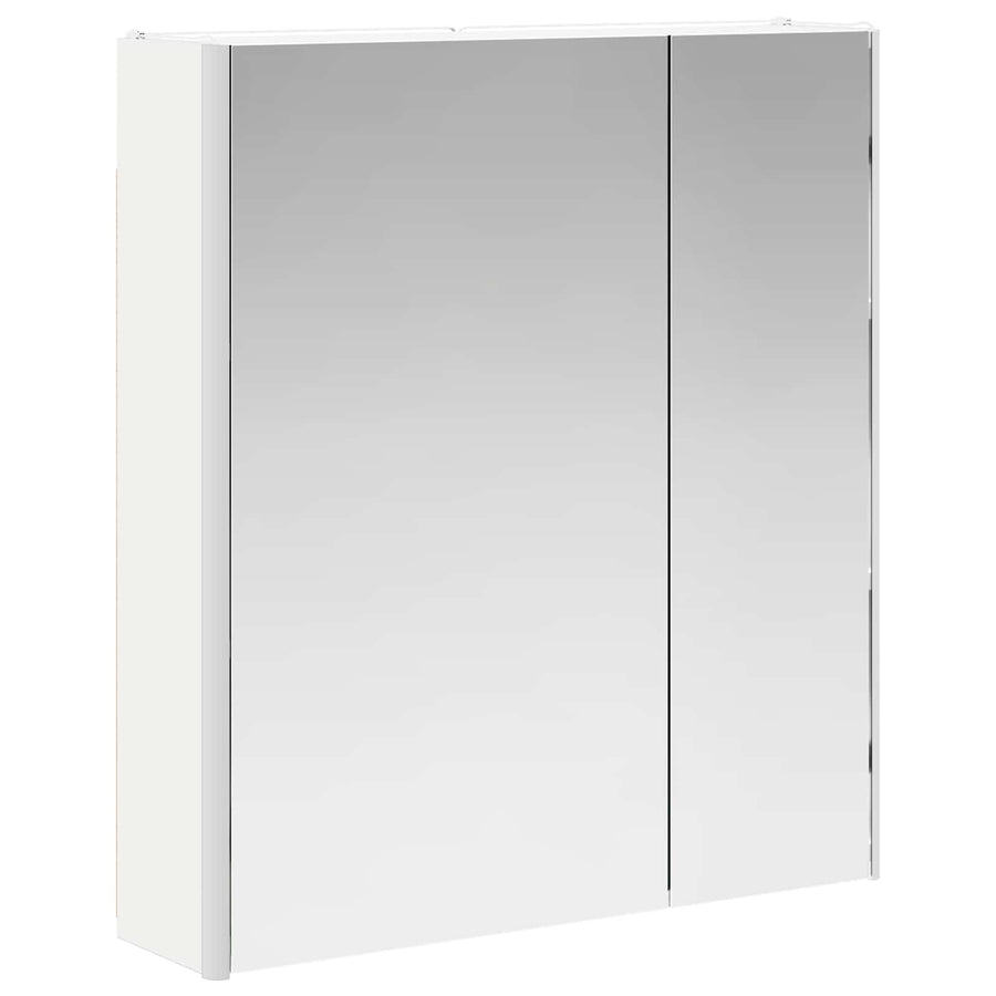 Badkamer spiegelkast voor Wit 63,5 x 15,5 x 70 cm Bewerkt hout