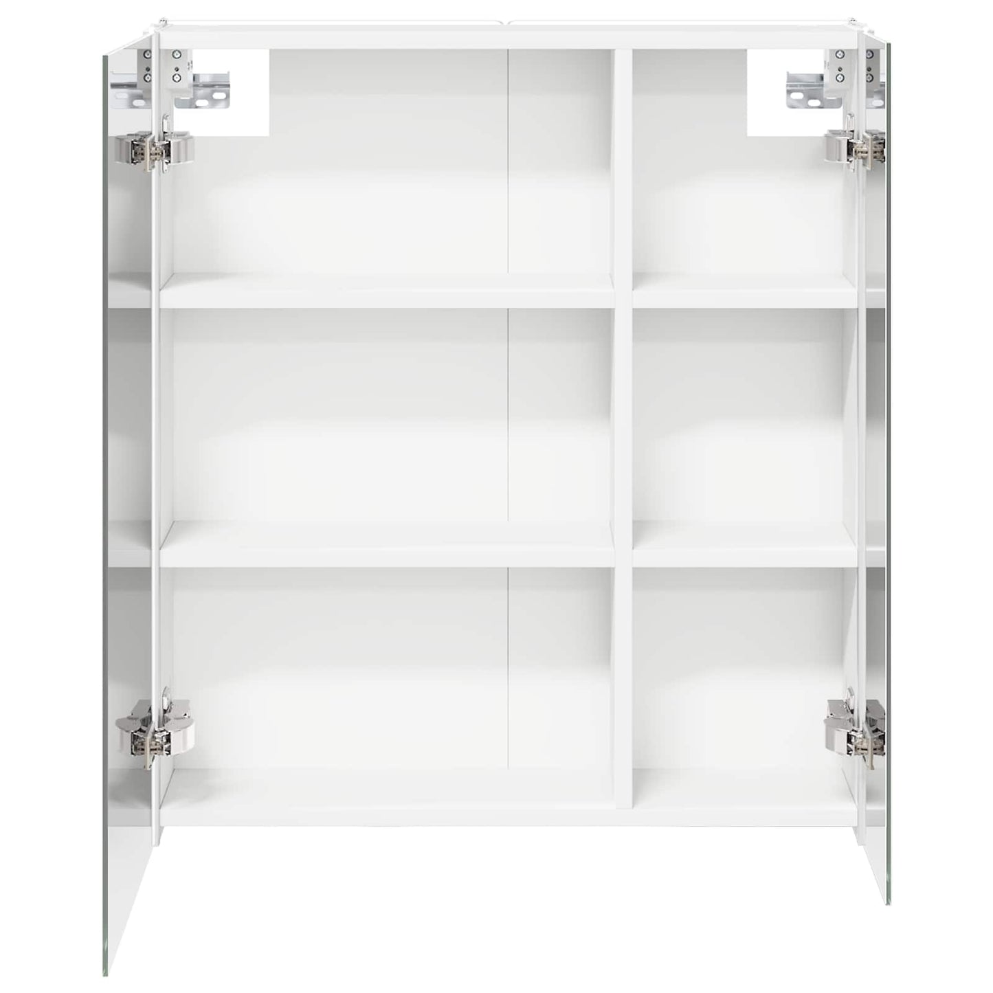 Badkamer spiegelkast voor Wit 63,5 x 15,5 x 70 cm Bewerkt hout