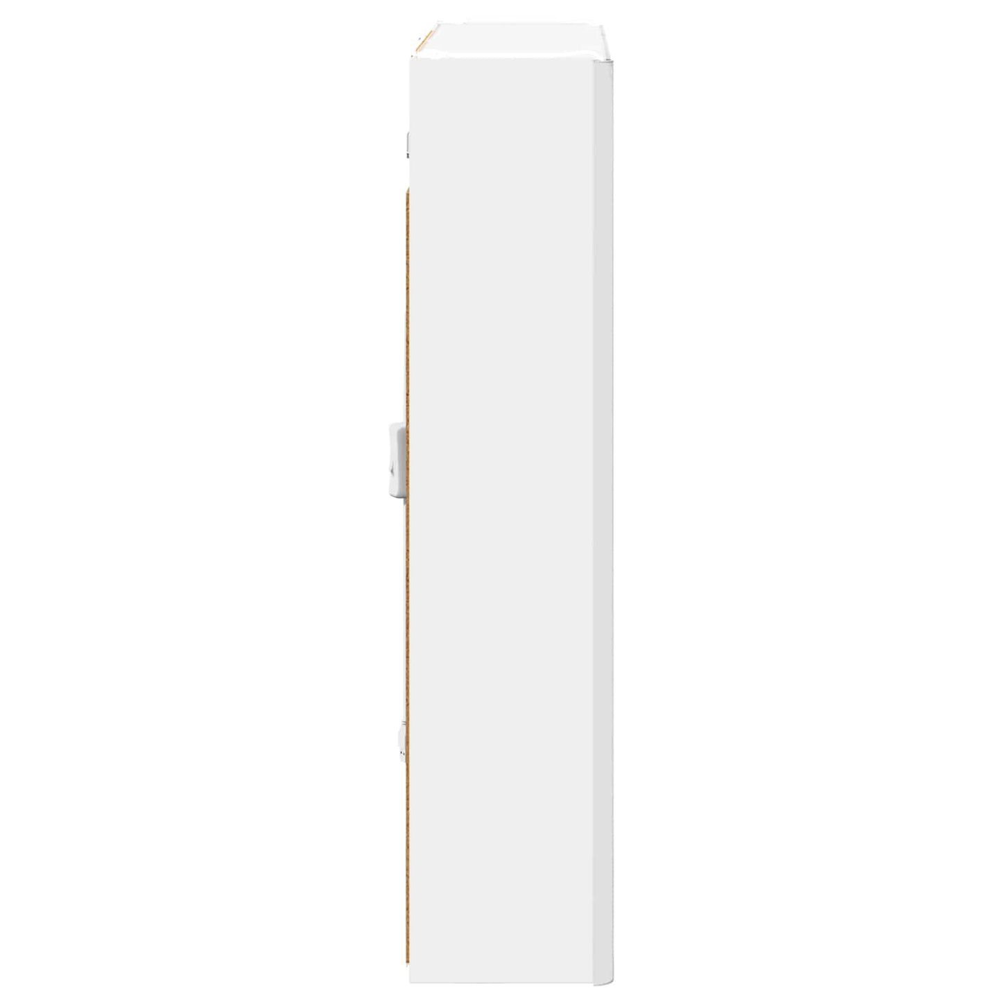 Badkamer spiegelkast voor Wit 63,5 x 15,5 x 70 cm Bewerkt hout