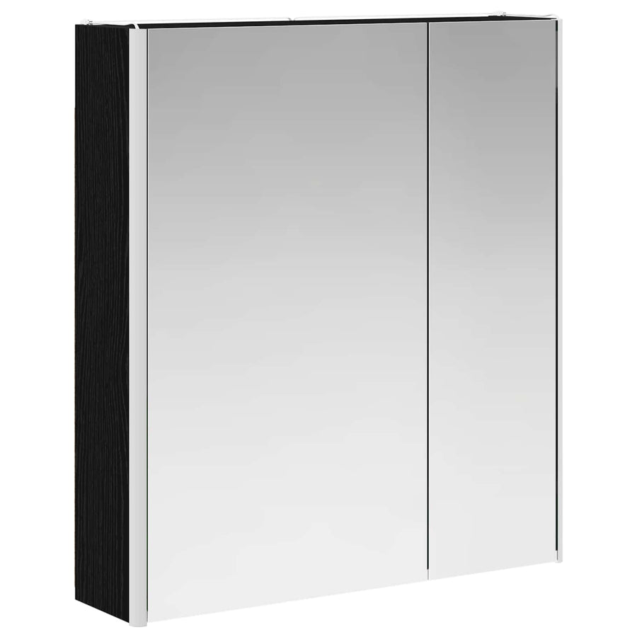 Badkamer spiegelkast Zwart Eiken 63,5 x 15,5 x 70 cm