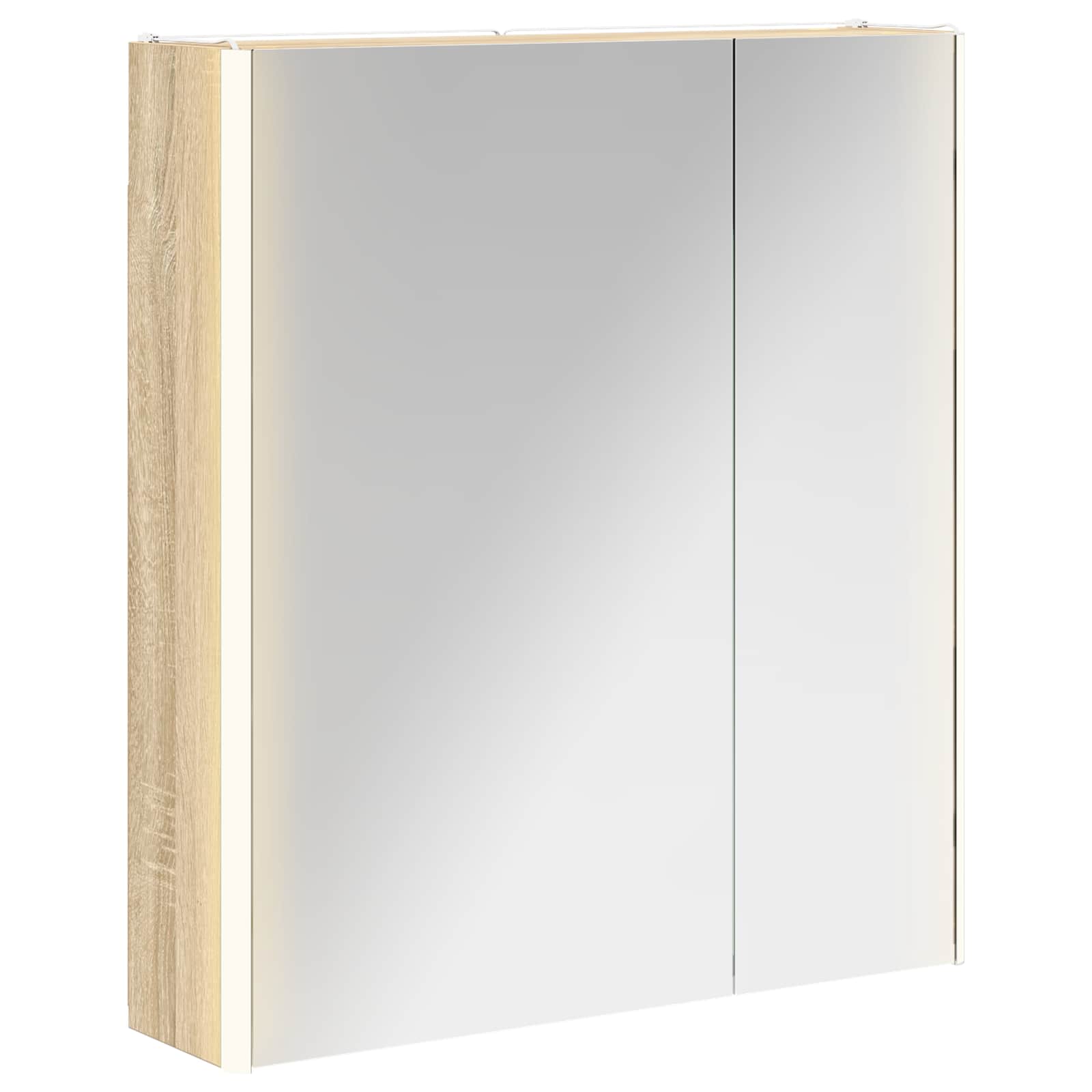 Badkamer spiegelkast Sonoma Eiken 63,5 x 15,5 x 70 cm