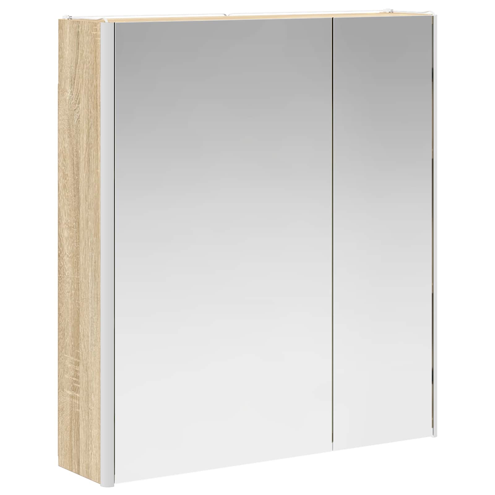 Badkamer spiegelkast Sonoma Eiken 63,5 x 15,5 x 70 cm