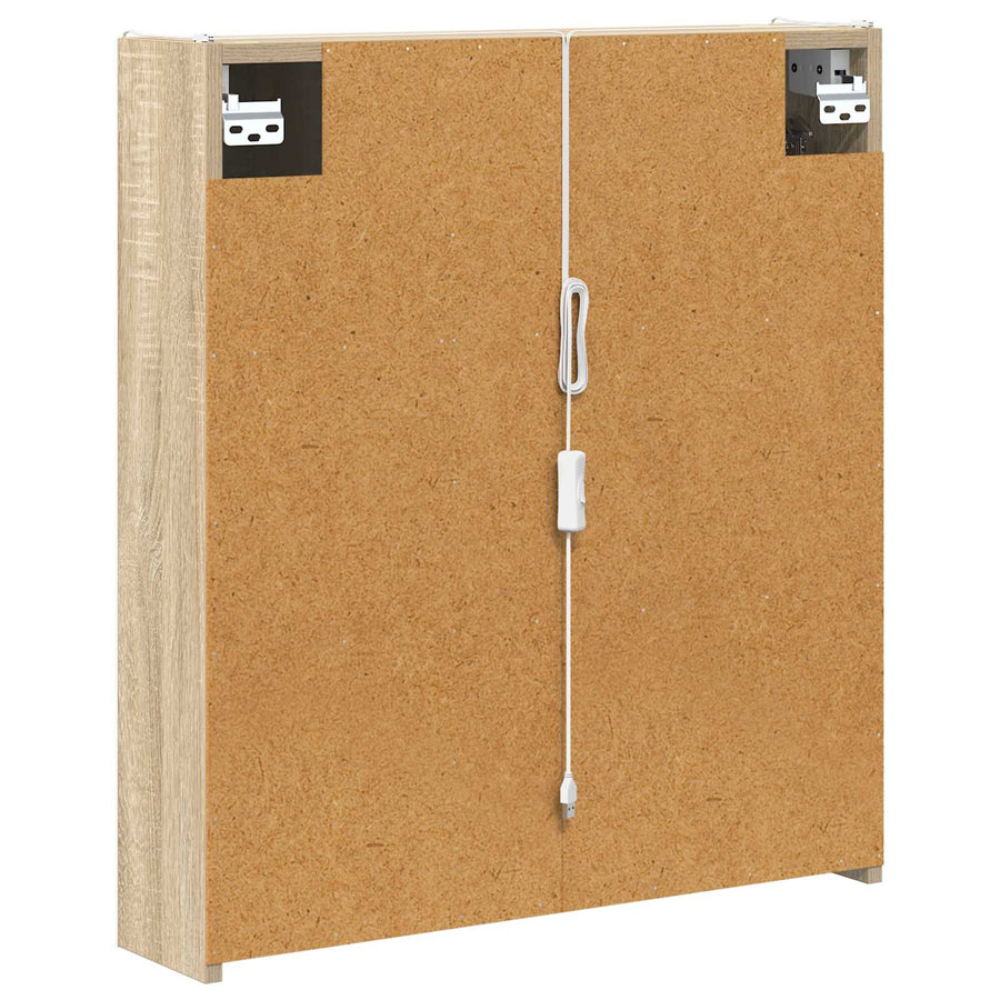 Badkamer spiegelkast Sonoma Eiken 63,5 x 15,5 x 70 cm