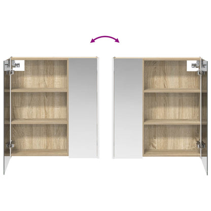 Badkamer spiegelkast Sonoma Eiken 63,5 x 15,5 x 70 cm