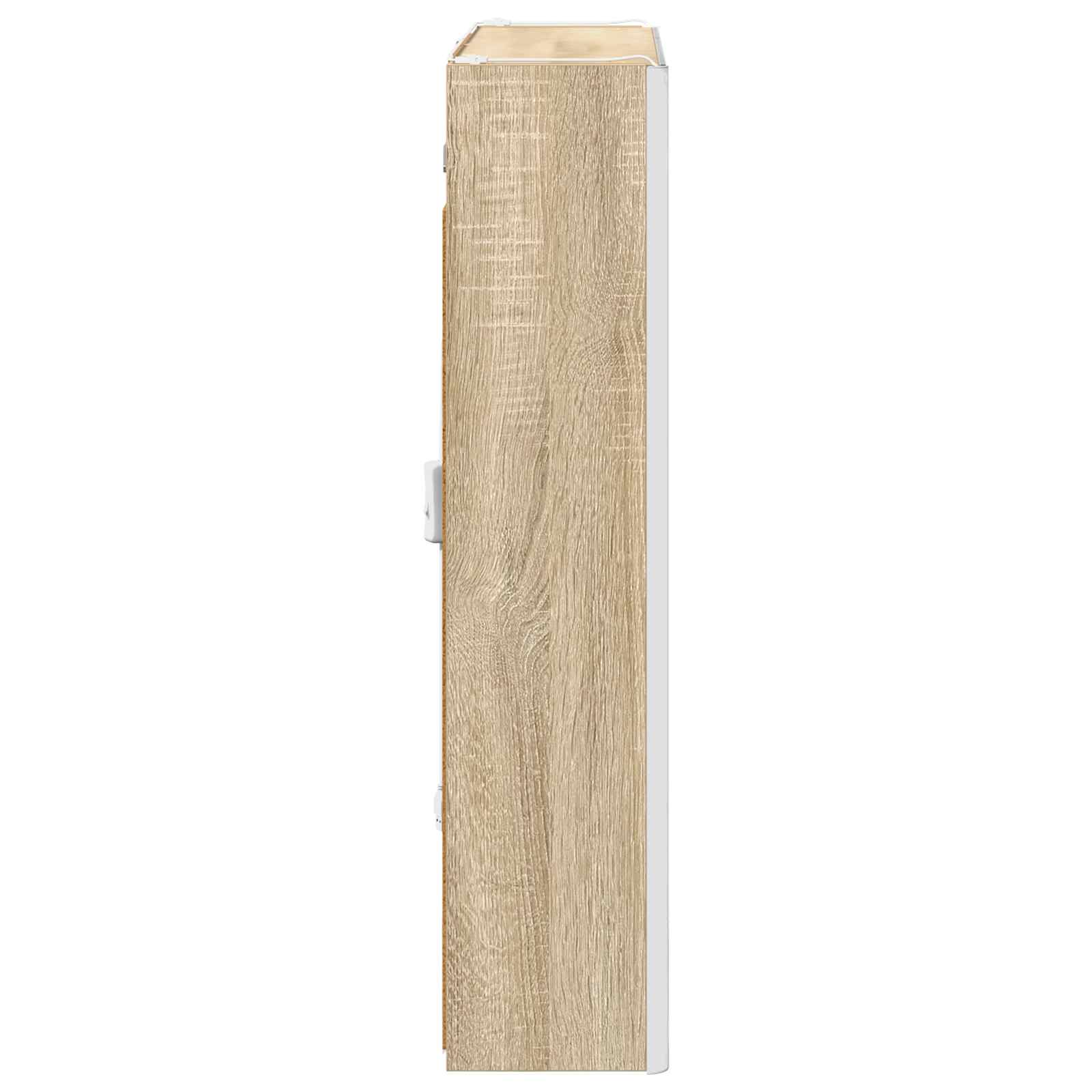 Badkamer spiegelkast Sonoma Eiken 63,5 x 15,5 x 70 cm