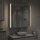 Spiegelkast badkamer beton grijs 63,5x15,5x70 cm
