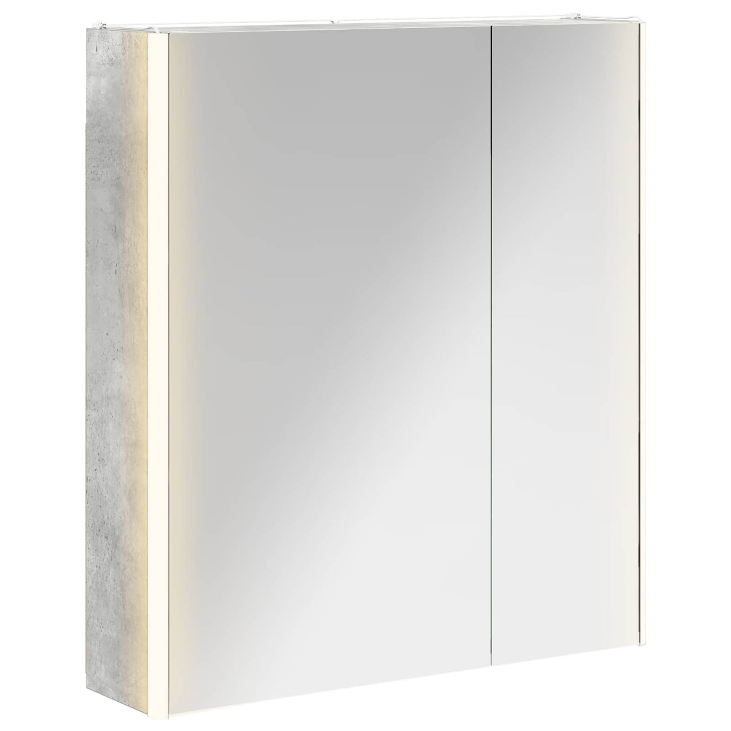 Badkamer spiegelkast Beton Grijs 63,5 x 15,5 x 70 cm