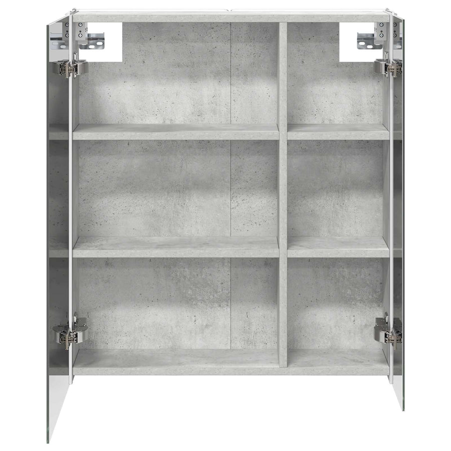 Badkamer spiegelkast Beton Grijs 63,5 x 15,5 x 70 cm