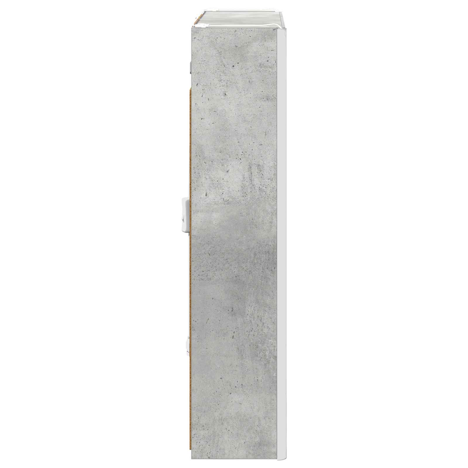 Badkamer spiegelkast Beton Grijs 63,5 x 15,5 x 70 cm