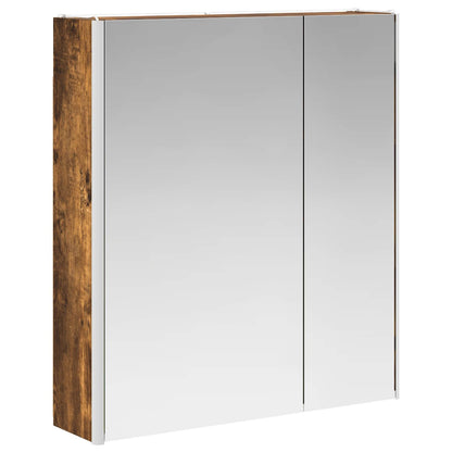 Badkamer spiegelkast Gerookt eiken 63,5 x 15,5 x 70 cm