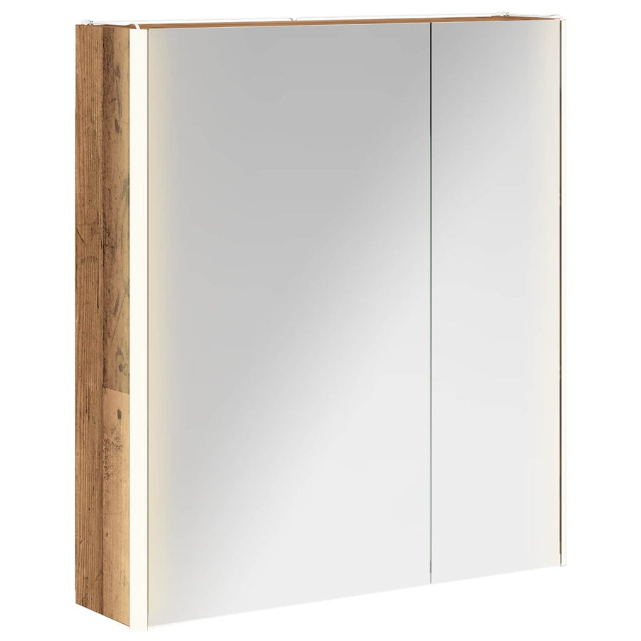 Badkamer spiegelkast Oudhout 63,5 x 15,5 x 70 cm Bewerkt hout