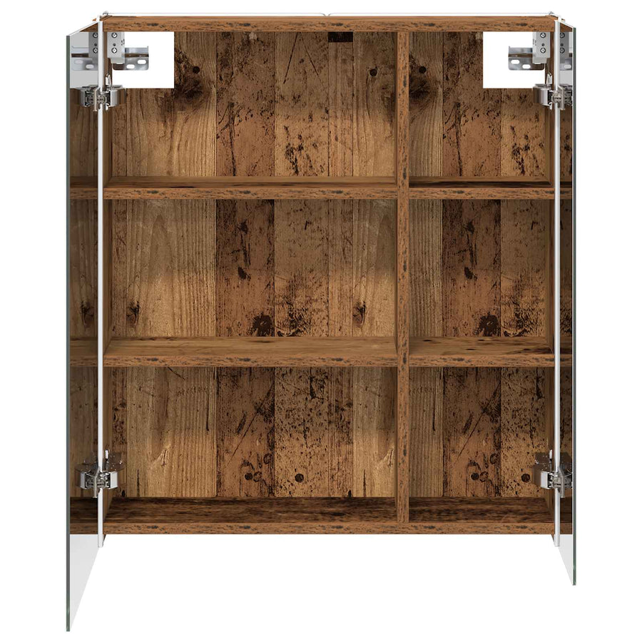 Badkamer spiegelkast Oudhout 63,5 x 15,5 x 70 cm Bewerkt hout