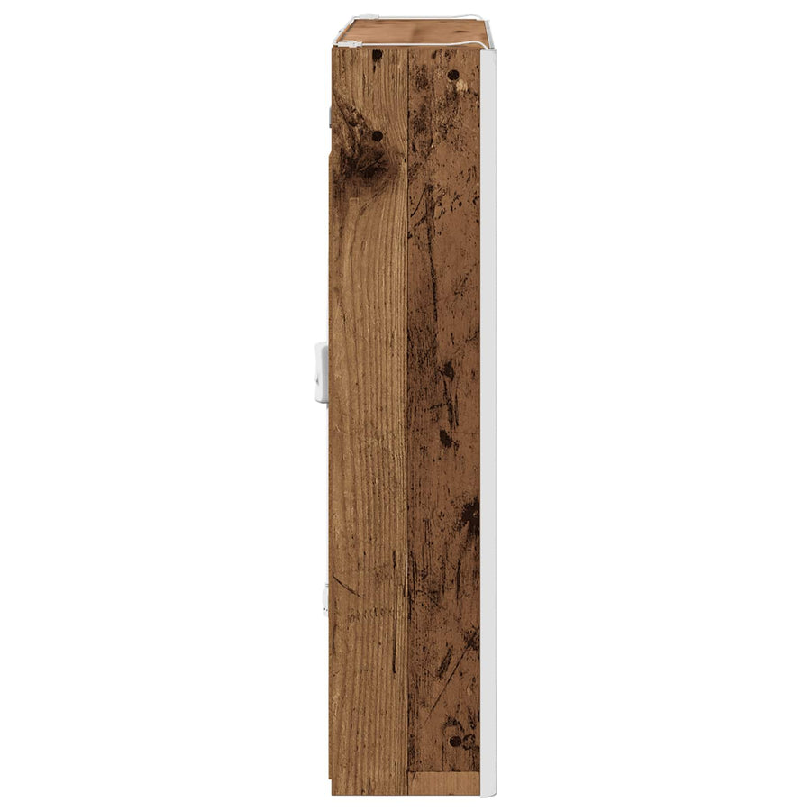 Badkamer spiegelkast Oudhout 63,5 x 15,5 x 70 cm Bewerkt hout